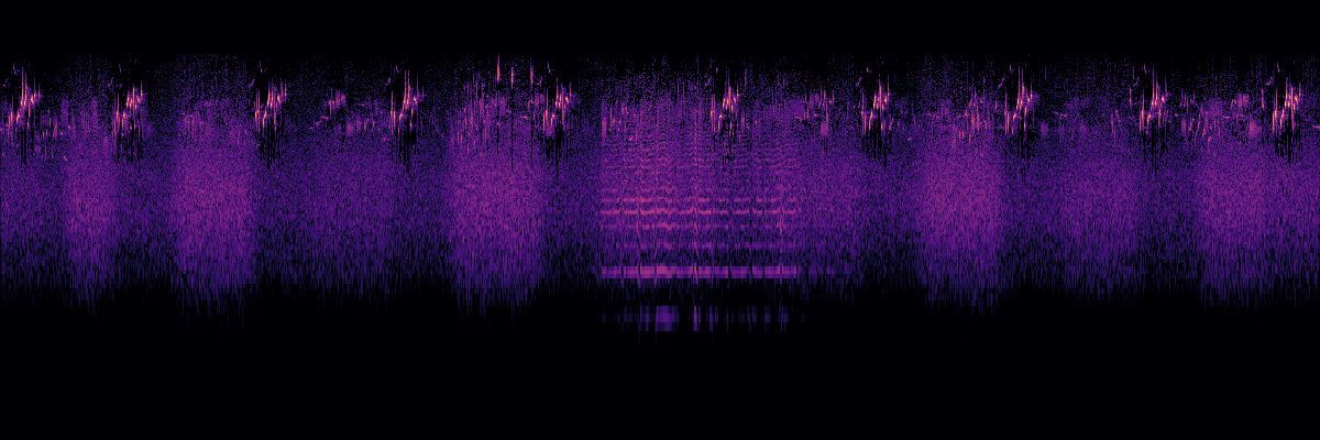 Spectrogram: American Tree Sparrow Song With Chorus